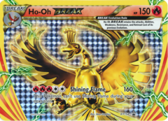 Ho-Oh BREAK XY154 JUMBO OVERSIZED Holo Promo Card - Ho-Oh Lugia Break Evolution Box Exclusive